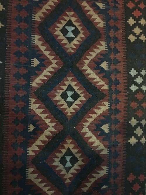 GORGEOUS PERSIAN SHIRAZ KELIM CARPET 1740 X 1040mm
