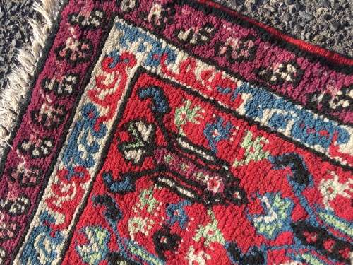WOW !!!! GORGEOUS PURE WOOL HASSEIN ABAD (SOFREH) BALUCHI PERSIAN RUNNER 1980 X 910mm