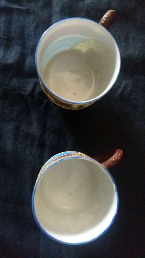 Beautiful Vintage Satsuma Style hand painted porcelain cups
