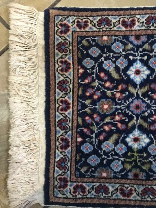 WOW !!!! GORGEOUS PURE WOOL SMALL TURKISH PERSIAN CARPET 500 X 500mm