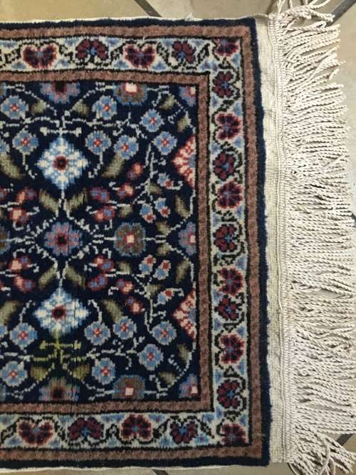 WOW !!!! GORGEOUS PURE WOOL SMALL TURKISH PERSIAN CARPET 500 X 500mm