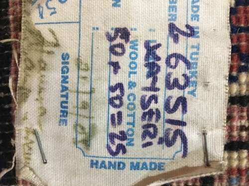 WOW !!!! GORGEOUS PURE WOOL SMALL TURKISH PERSIAN CARPET 500 X 500mm