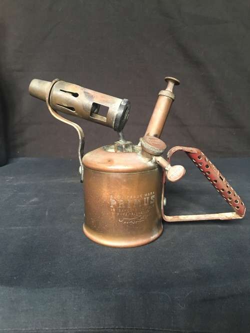 A VINTAGE BRASS PRIMUS BURNER No 630 MADE IN SWEDEN in good used condition