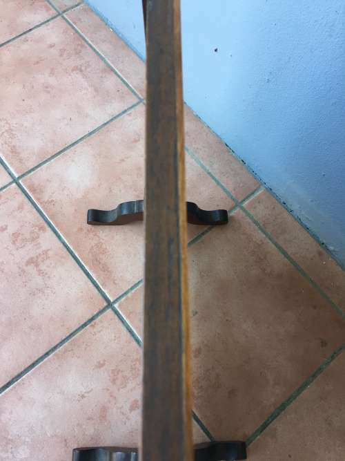 STUNNING ANTIQUE VICTORIAN MAHOGANY INLAID SHAVING MIRROR WITH BRASS FINIALS AND DETAILING