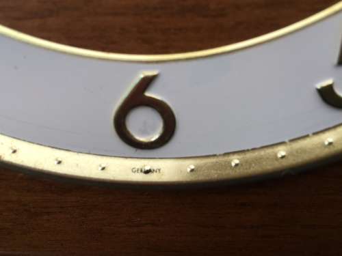 WOW !!! STUNNING MAHOGANY CASED FRANZ HERMLE MANTLE CLOCK WITH THE KEY IN PERFECT WORKING ORDER