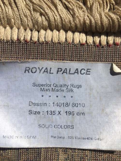 WOW !!!!  STUNNING BELGIUM SILKY VISCOSE CARPET ~ ABSOLUTELY GORGEOUS 1950 X 1350mm