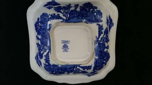 Wow!!! Antique c1880 - 1930s WILLOW Royal Venton Ware,John Steventon & Son Burslem England Dish.