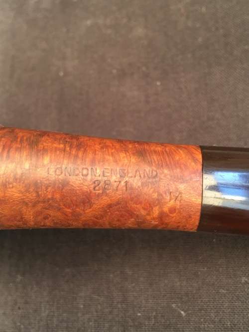 WOW !!!! STUNNING VINTAGE GBD AUTUMN GOLD ESTATE TOBACCO PIPE MADE IN LONDON