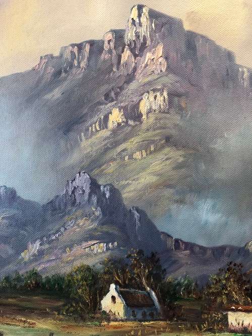 WOW !!! INVESTMENT ART ~ KEITH JOHN FAURE ORIGINAL OIL ON CANVAS LANDSCAPE ~ CHECK DESCRIPTION