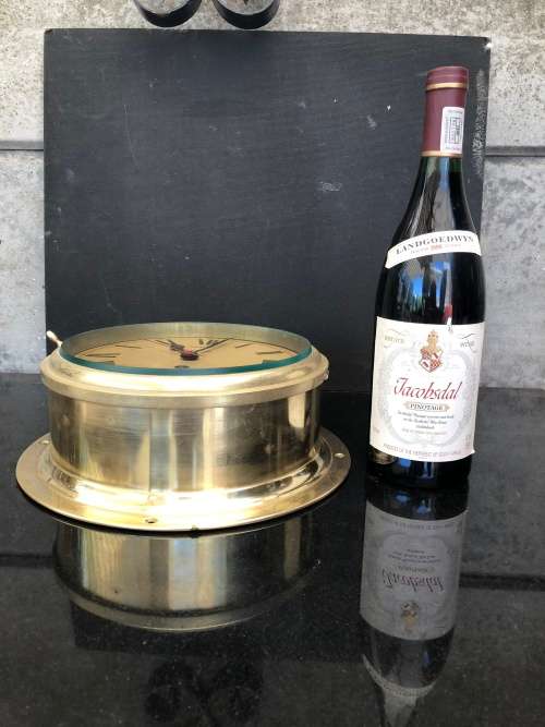 RARE ORIGINAL 8 DAY SMITH'S ASTRAL SHIPS BULKHEAD CLOCK WITH THE KEY circa 1940's WORKING 100%