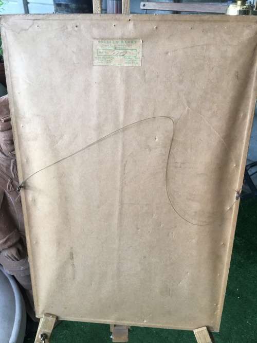 Stunning Framed Chinese Hand Painted Water Color Landscape on Silk signed by Artist.