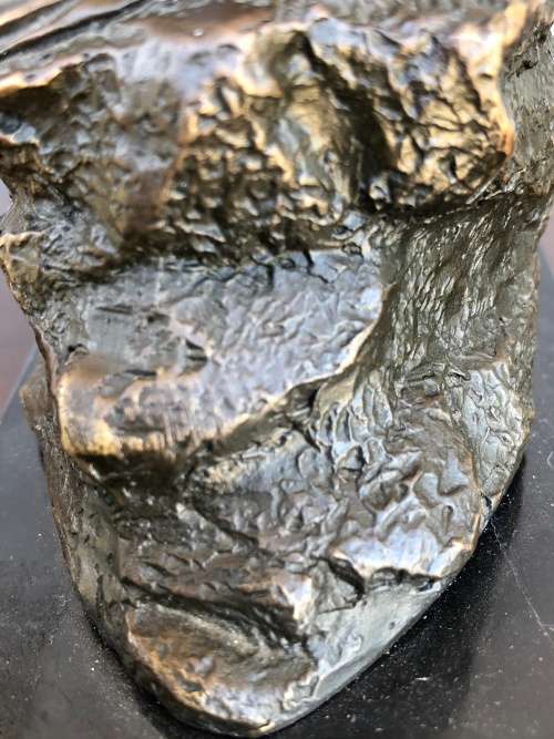 WOW !!! FAMOUS FRENCH ARTIST MAX MILO (1938~) SIGNED HOT CAST BRONZE SCULPTURE ON A MARBLE BASE