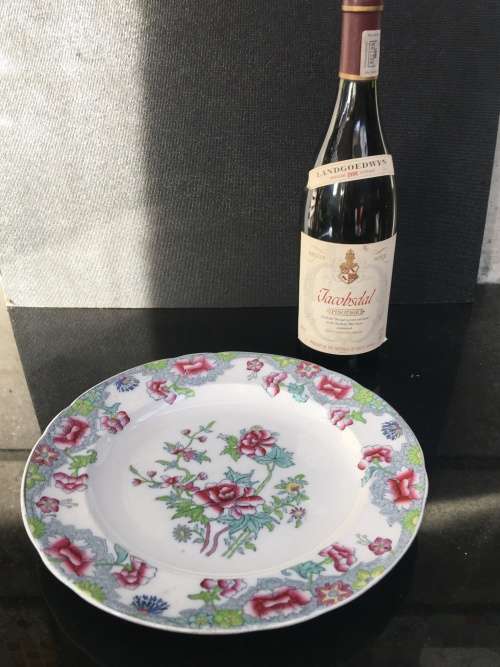 STUNNING RARE ANTIQUE HAND PAINTED COPELAND LATE SPODE 8036 CROWN IMP PLATE 26CM