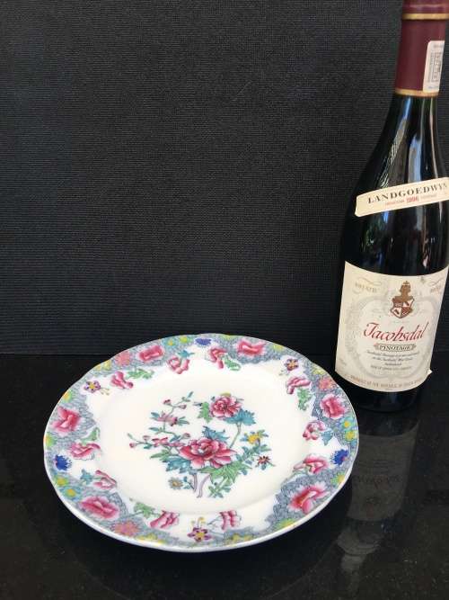 STUNNING RARE ANTIQUE HAND PAINTED COPELAND LATE SPODE 8036 CROWN IMP PLATE 22.5CM