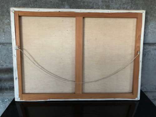 INVESTMENT !!!! BEAUTIFUL OIL ON CANVAS PARISIENNE STREET SCENE SIGNED PAGE ~ unframed