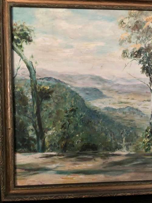 WOW !!! STUNNING OIL ON BOARD LANDSCAPE SIGNED BY D.G.HARPER ~ FRAMED