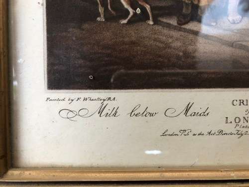 WOW !!! ANTIQUE STEEL ENGRAVING BY LUIGI SCHIAVONETTI (1 April 1765 ¿ 7 June 1810) CRIES OF LONDON