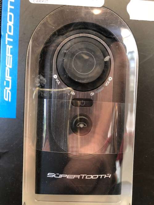 SUPERTOOTH HD VOICE VISOR BLUETOOTH HANDSFREE CAR KIT SEALED IN THE BOX