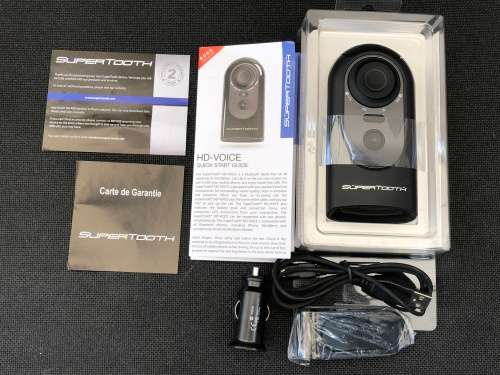 SUPERTOOTH HD VOICE VISOR BLUETOOTH HANDSFREE CAR KIT SEALED IN THE BOX