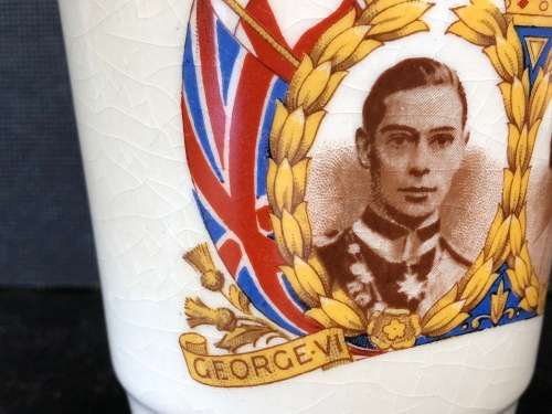 Royal visit to South Africa 1947 commemoration cup made in England