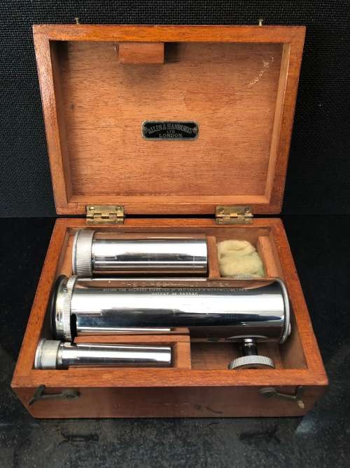 WOW !!! ANTIQUE MEDICAL EQUIPMENT ~ THE DIRECT HALOMETER - ALLEN & HANBURYS LTD 1715 - BOXED
