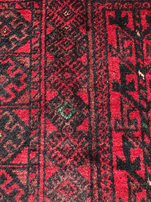 WOW !!!! STUNNING PURE WOOL HAND KNOTTED BALUCH PERSIAN CARPET 2660 X 1350mm