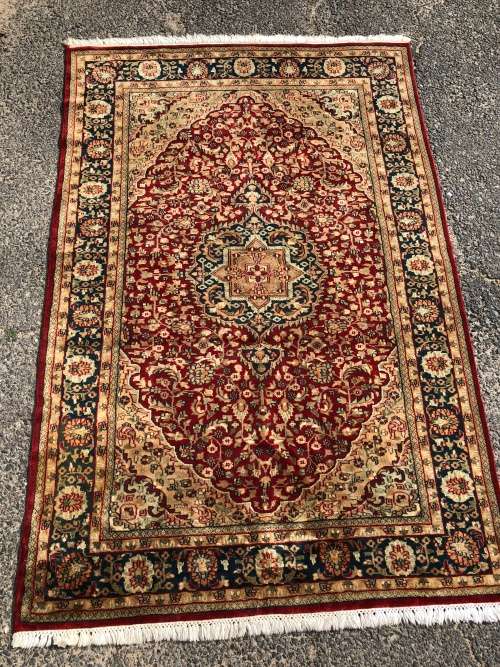 WOW !!! INVESTMENT OPPORTUNITY ~  FINE LAMBS WOOL HAND KNOTTED TABRIZ PERSIAN CARPET 1870 X 1250mm
