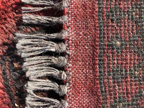 WOW !! LOVELY VINTAGE LARGE PURE WOOL HAND KNOTTED AFGHAN TEKKE BOKHARA PERSIAN CARPET 3000 X 2000mm