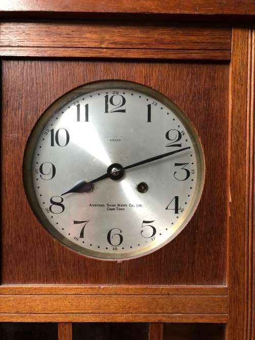 WOW ! STUNNING VINTAGE GERMAN KIENZLE OLD OAK CASED WALL CLOCK IN FULL WORKING ORDER ~ WHAT A BEAUTY