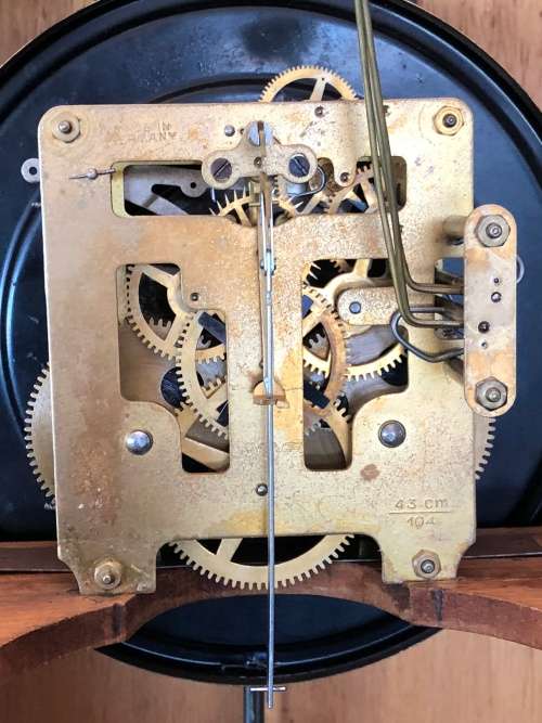 WOW ! STUNNING VINTAGE GERMAN KIENZLE OLD OAK CASED WALL CLOCK IN FULL WORKING ORDER ~ WHAT A BEAUTY