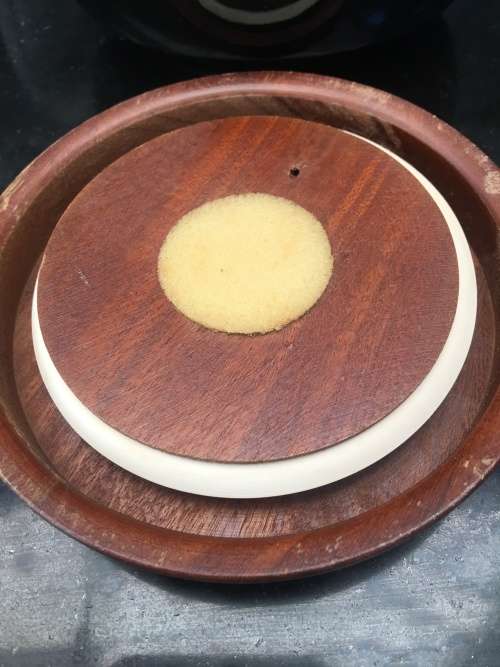 Vintage Italian Humidor WHITECROSS Product - Black Ceramic Canister -Hand Made in Italy