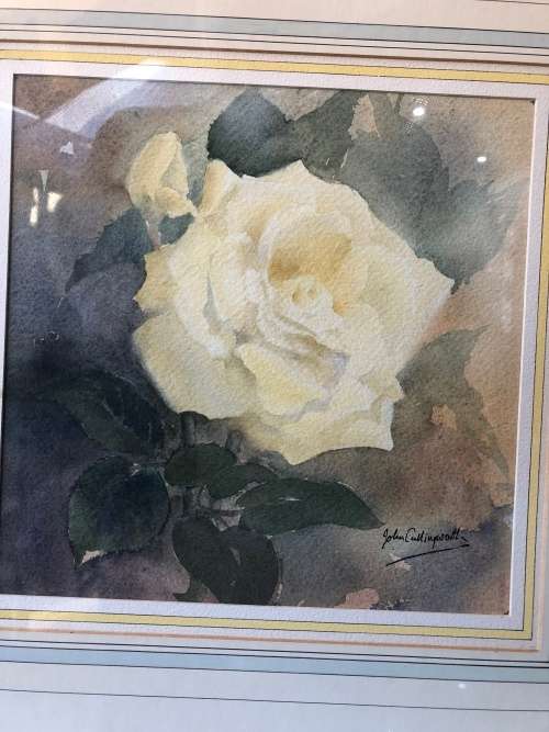 WOW !!!! FAMOUS SA ARTIST JOHN CULLINGWORTH ORIGINAL FRAMED WATERCOLOR , SIMPLY STUNNING PAINTING