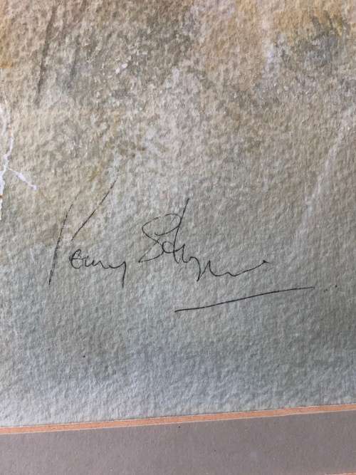 WOW !!!! FAMOUS SA ARTIST PENNY STEYNOR LARGE FRAMED WATERCOLOR LANDSCAPE ~ HIGH VALUE PAINTING