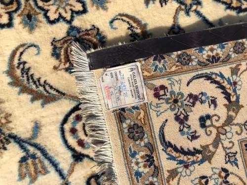 WOW !!! STUNNING LARGE PURE WOOL HAND KNOTTED THICK PILE NAIN PERSIAN CARPET 3120 X 1930mm - 6m2
