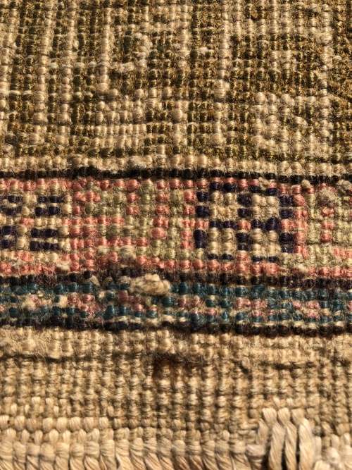 WOW !!! RARE ANTIQUE PURE WOOL HAND KNOTTED ARDABIL PERSIAN PRAYER RUG 930 X 580mm