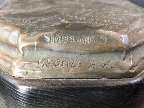 INVESTMENT ART !! LARGE ORIGINAL BRONZE SCULPTURE OF A HORNBILL COMMISSIONED BY BRONZE AGE FOUNDRY