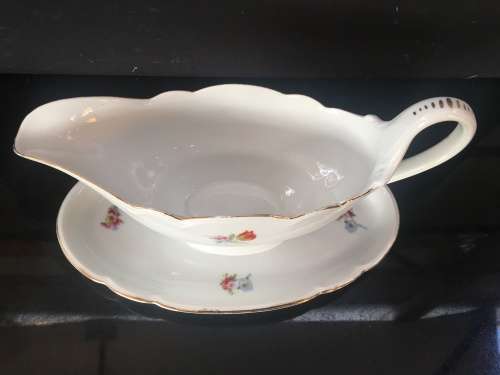Beautiful Large Vintage Hutschenreuther  Selbe Porcelain Gravy/Sauce Boat Tableware