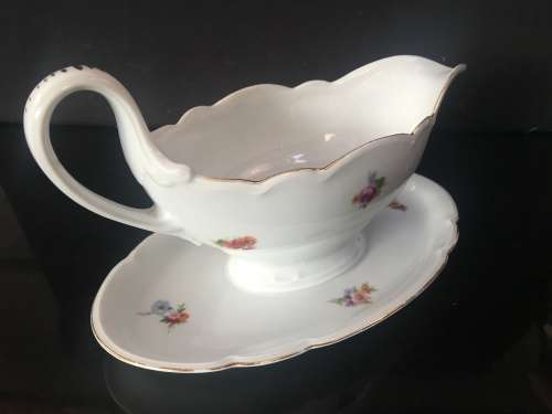 Beautiful Large Vintage Hutschenreuther  Selbe Porcelain Gravy/Sauce Boat Tableware