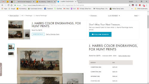 WOW !!! STUNNING FRAMED HUNTING PRINT OF A JOHN HARRIS (1767-1832) COLOUR STEEL ENGRAVING