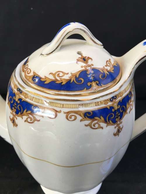 Stunning Rare Vintage c1930s Creampetal Grindley England Porcelain Coffee Pot.
