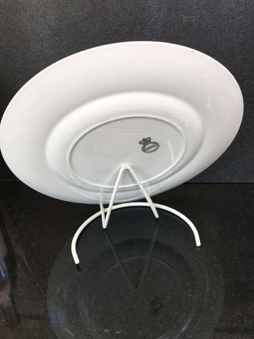 Antique Maddock 122 year old Vitreous Large Display Plate of "Robin Hood Captures the Pirate Ship"