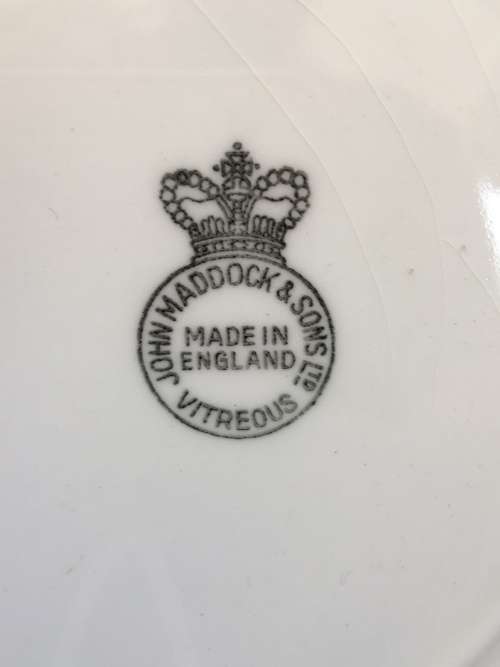 Antique Maddock 122 year old Vitreous Large Display Plate of "Robin Hood Captures the Pirate Ship"