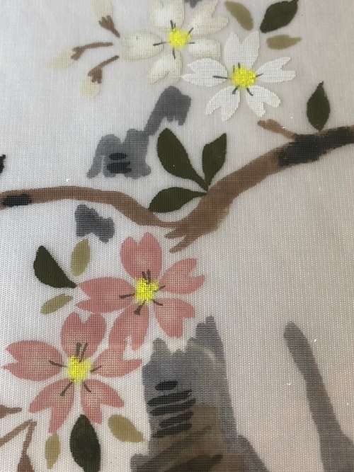 WOW !!! STUNNING CHINESE PAINTING ON SILK FRAMED WITH CALLIGRAPHY