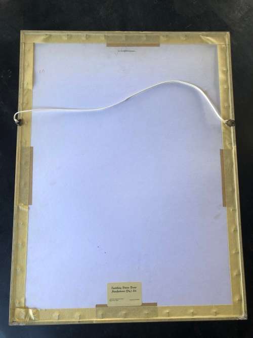 WOW !!! STUNNING CHINESE PAINTING ON SILK FRAMED WITH CALLIGRAPHY