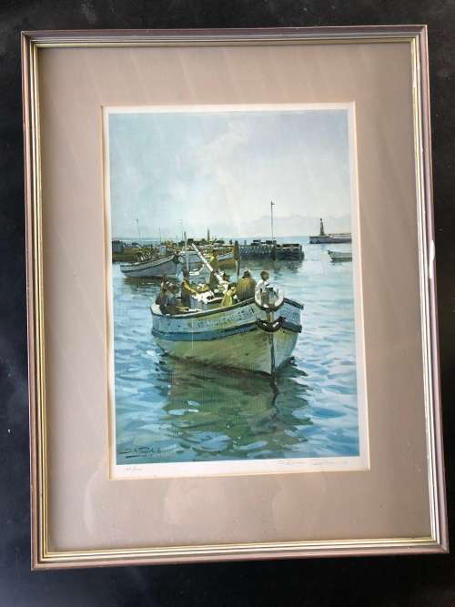 SA ARTIST DINO PARAVANO ~ STUNNING FRAMED LIMITED EDITION NUMBERED PRINT 187/200 SIGNED IN PENCIL