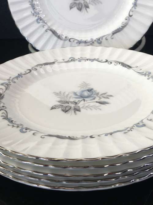 Stunning. 6 x 17.5cm Plates - Vintage Paragon "Morning Rose"By Appointment to Her Majesty The Queen.