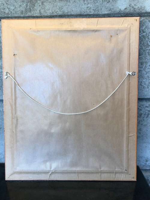 INVESTMENT ART !!! CLAUDIO SIMONETTI (1929 -) FAMOUS ITALIAN MAESTRO - ORIGINAL FRAMED OIL ON BOARD