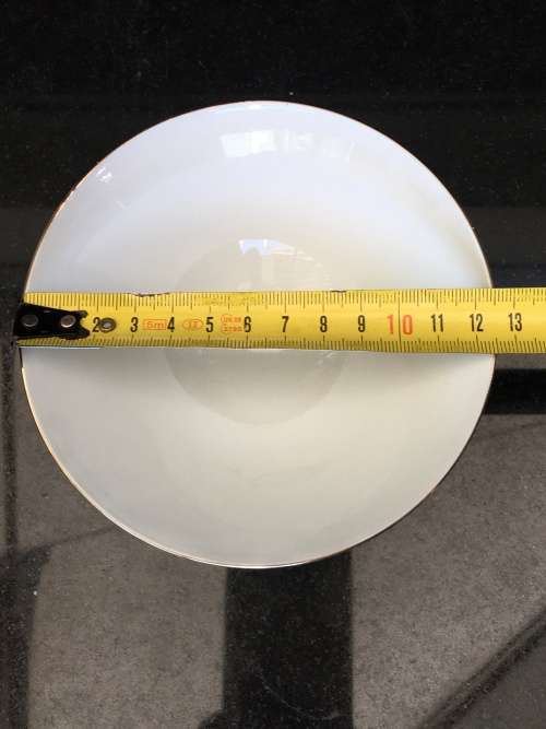 Beautiful Vintage c1950s Japanese Kutani Green & Gold Fine Porcelain Footed Bowl