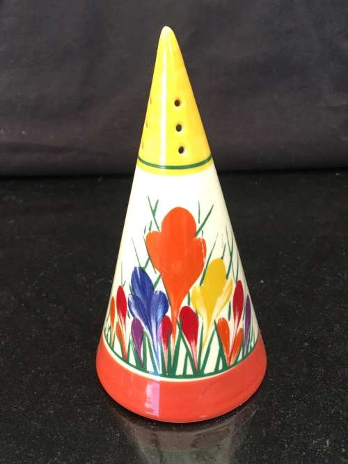 A Beautiful  Moorland Chelsea Works Burslem Crocus Pattern Sugar Sifter by Dean Sherwin