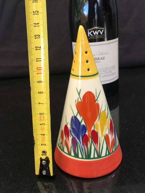 A Beautiful  Moorland Chelsea Works Burslem Crocus Pattern Sugar Sifter by Dean Sherwin